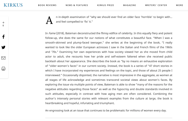 Justine Bateman as featured on Kirkus