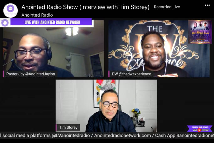 Tim Storey on Anointed Radio Show